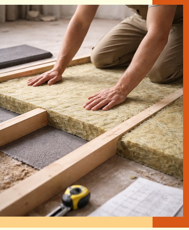 Шумоизоляция пола в Солнечногорске от 1301 руб./м² — профессиональная звукоизоляция | ТепломастерСлн