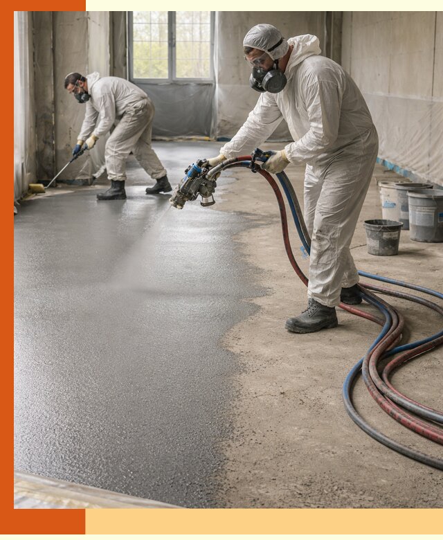 Гидроизоляция полимочевиной полов и конструкций в Солнечногорске