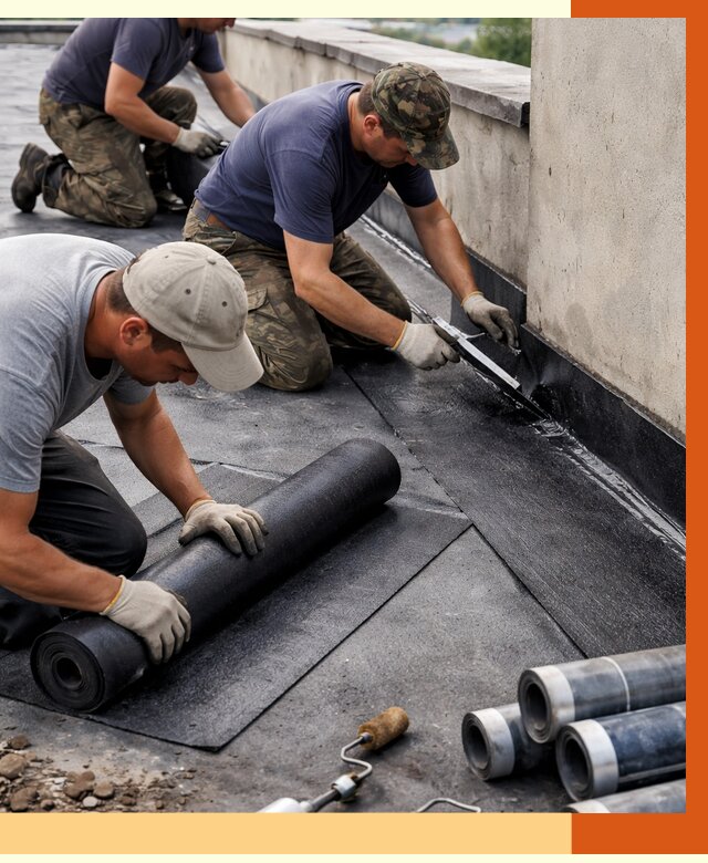 Гидроизоляция кровли в Солнечногорске от 4684 руб. — профессиональная гидроизоляция крыши | ТепломастерСлн