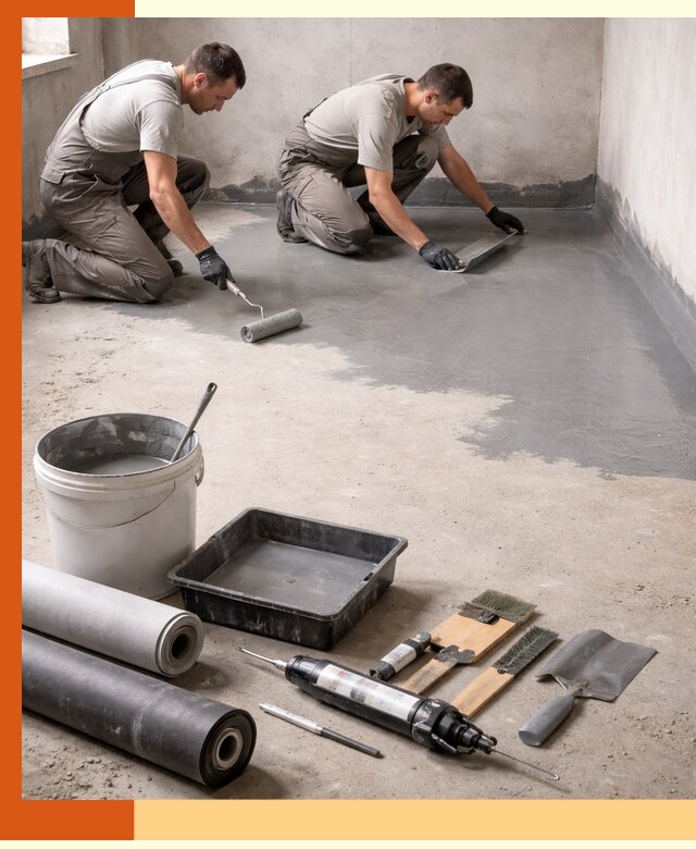 Гидроизоляция пола в Солнечногорске — надежная защита от влаги и протечек