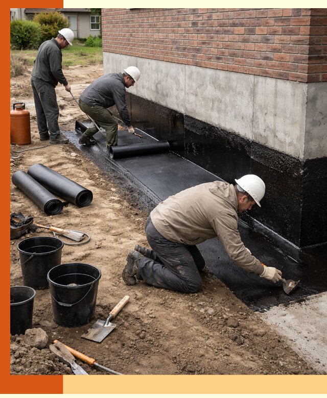 Гидроизоляция фундамента в Солнечногорске: надежная защита строений