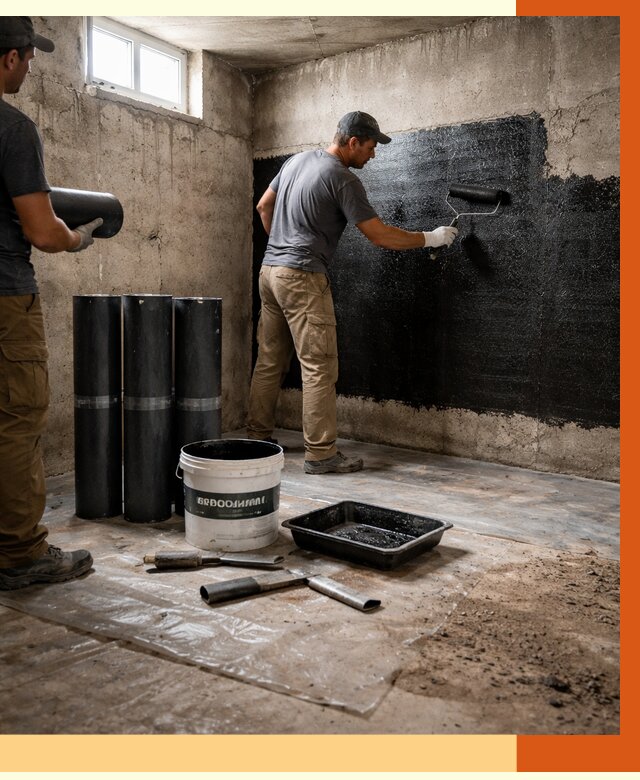 Гидроизоляция подвала в Солнечногорске от 3643 руб. под ключ | Профессионально — ТепломастерСлн