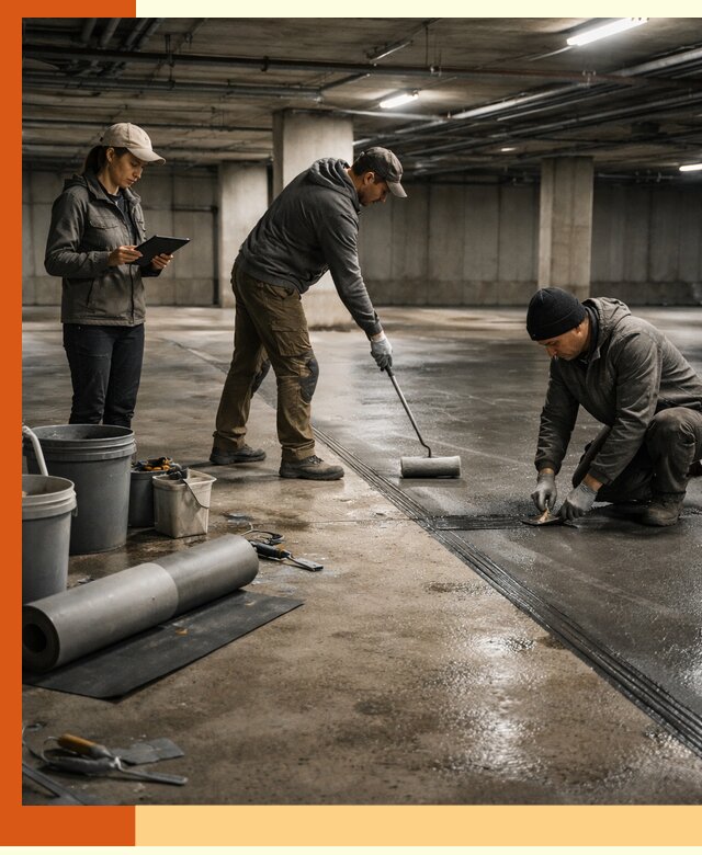 Гидроизоляция паркинга в Солнечногорске: качественная защита зданий