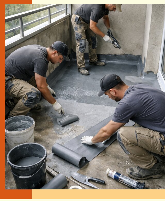 Гидроизоляция балкона в Солнечногорске: надежная защита от протечек