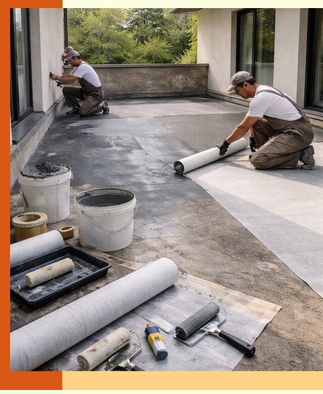 Гидроизоляция террасы в Солнечногорске — надежная защита от влаги и протечек