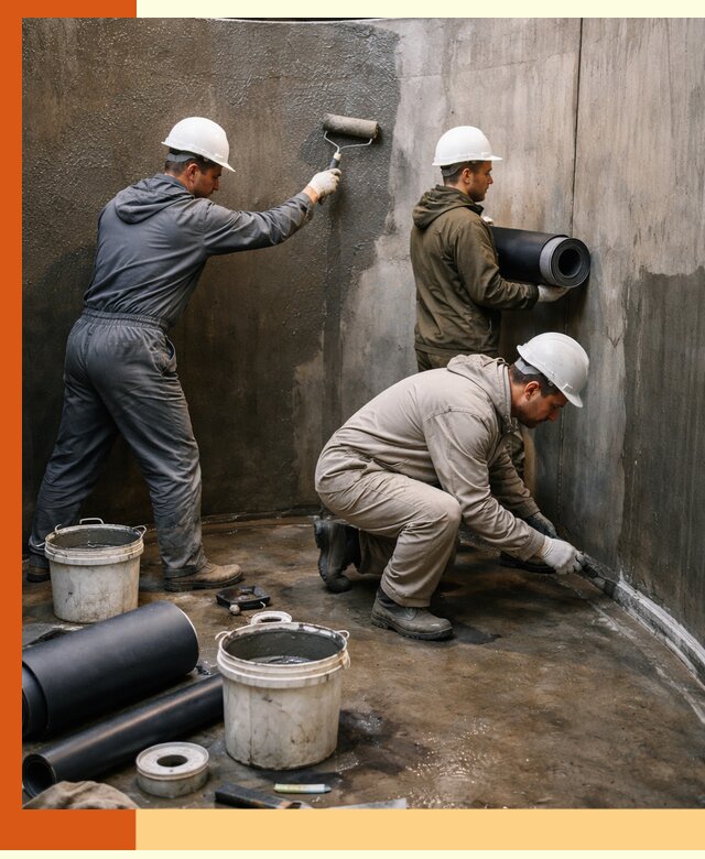 Гидроизоляция резервуара профессионально в Солнечногорске