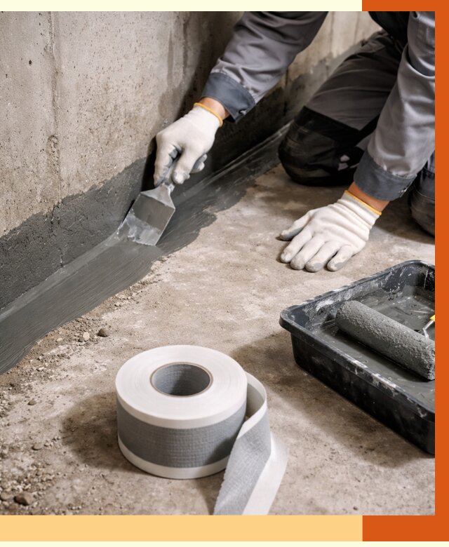 Гидроизоляция швов и герметизация стыков в Солнечногорске от 1301 руб. | ТепломастерСлн