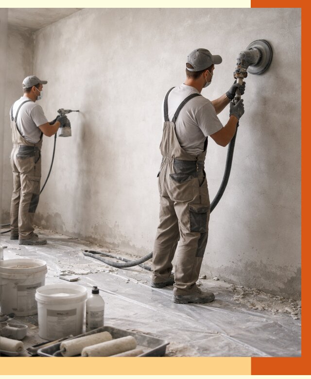 Подготовка поверхности под напыление в Солнечногорске от 1249 руб. — ТепломастерСлн