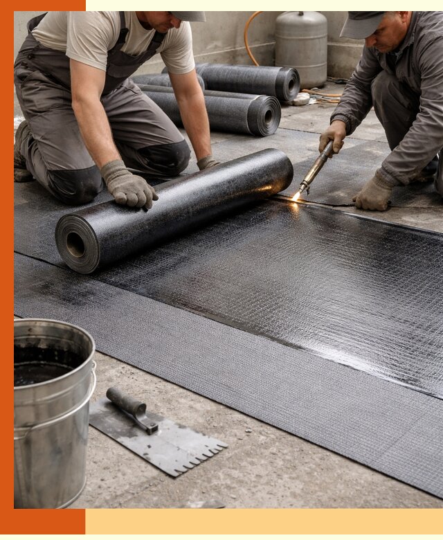 Монтаж гидроизоляционной мембраны в Солнечногорске для зданий и конструкций