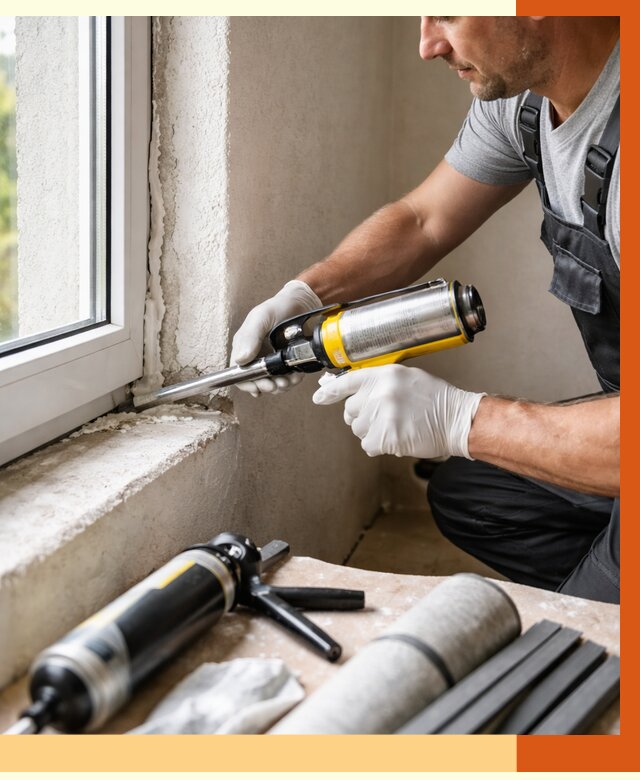 Герметизация стыков и примыканий в Солнечногорске от 1249 руб. под ключ | ТепломастерСлн