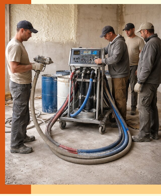 Аренда установки для напыления ППУ в Солнечногорске на выгодных условиях